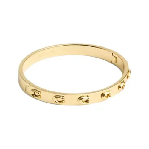 COACH Brass Plated Bangles Women's Gold