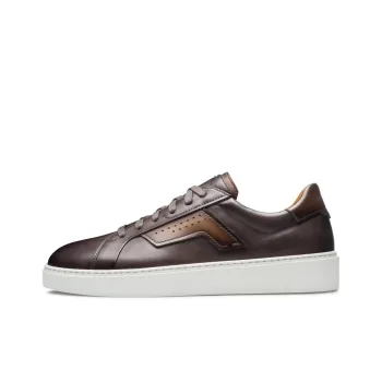 Magnanni Phoeni Low-Top Skateboard Shoes Men's Dark Brown
