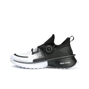 PEAK Tai Ji2.0 Cushioning Anti Slip And Wear Resistant Low Top Running Shoes Black White