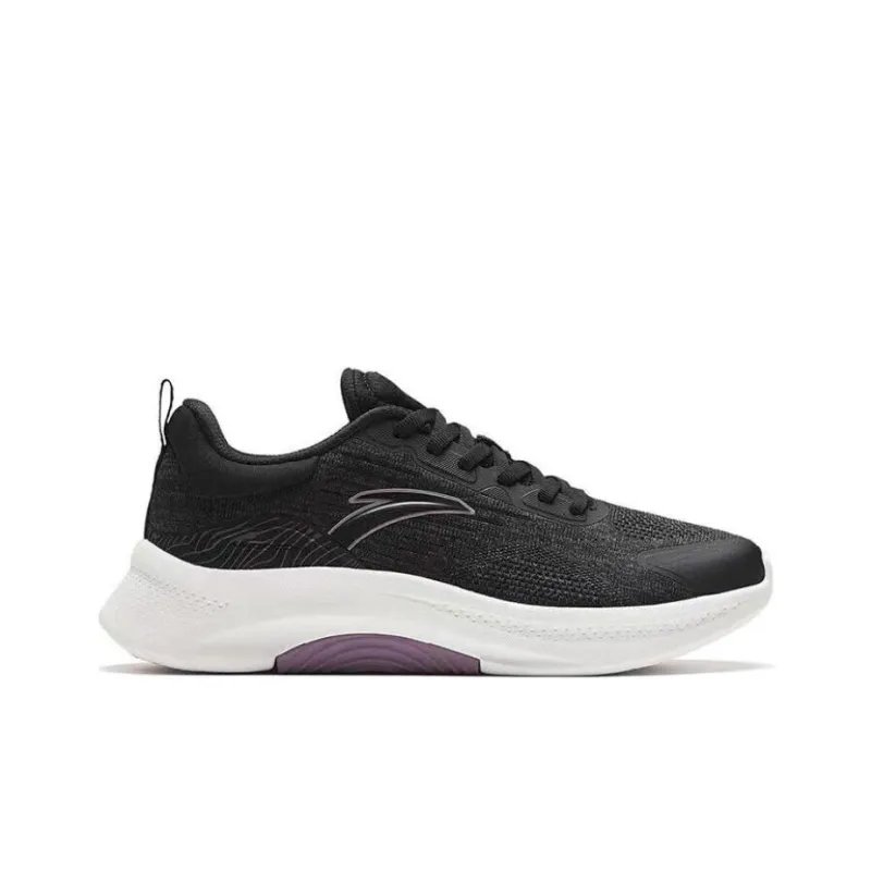 Anta God Walk 5 Anti Slip Wear Resistant Low Top Training Shoes Women's Black-1