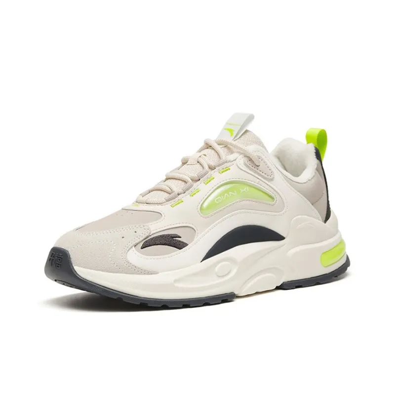 Anta Millennium 5.0 Cushioning Anti-Slip And Wear-Resistant Low-Top Casual Shoes Men's Gray White-1