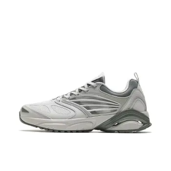 Anta Millennials Cushioning Anti Slip And Wear Resistant Low Top Chunky Sneakers Men's Gray
