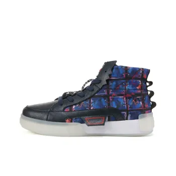 PEAK State Pole Vertical And Horizontal High Top Skateboard Shoes Men's Dark Blue