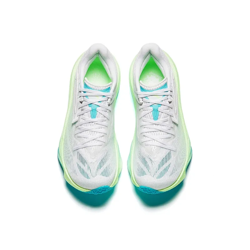Anta Asphalt Road Fighter 2.0 Cushioning Anti Slip And Wear Resistant Low Top Running Shoes Men's White Green-2