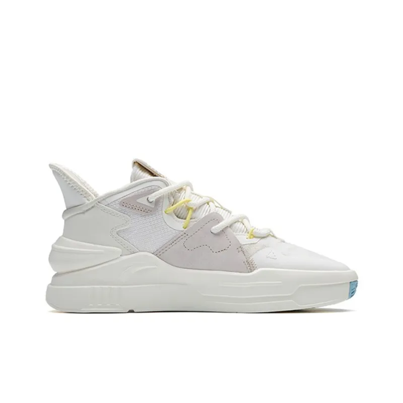 Anta Bastard 4 Low-Top Skateboard Shoes Men's Ivory White-1