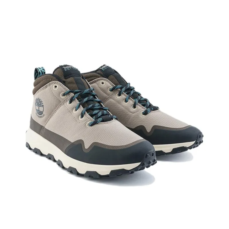 Timberland Winsor Trail Slip Resistant, Abrasion Resistant, Waterproof Mid Top Hiking Shoes Men's Light Brown-2