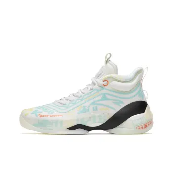 Anta KT7 Pro KT 7 Lucky 11 Lucky 11 Anti Slip Wear Resistant High Top Basketball Shoes Blue White Black