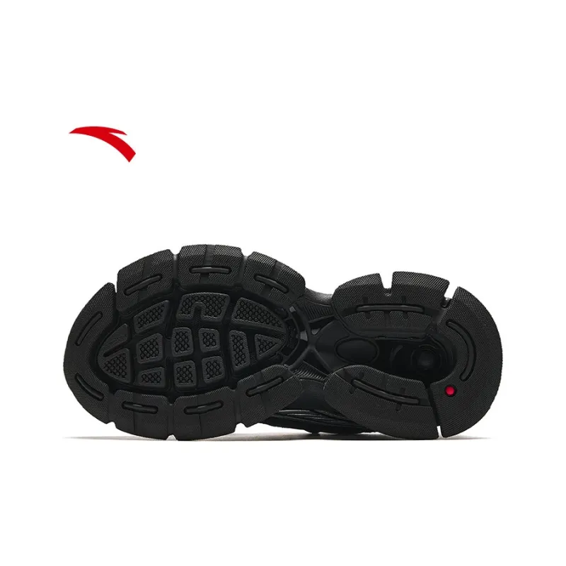 Anta Champion All Weather Series Slip Resistant Low Top Running Shoes Women's Black-4