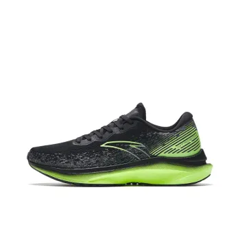 Anta Champion Running Shoes Lite Cushioning Anti Slip And Wear Resistant Low Top Running Shoes Men's Black Green