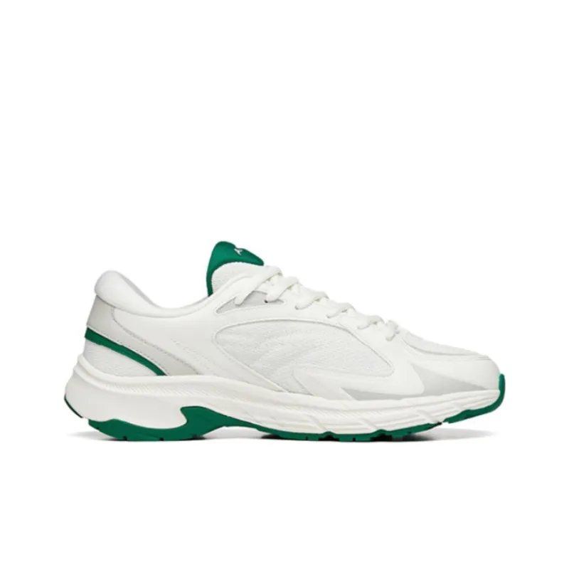 Anta AT952 Breathable Low-Top Sports Casual Shoes Men's White Green Gray-1