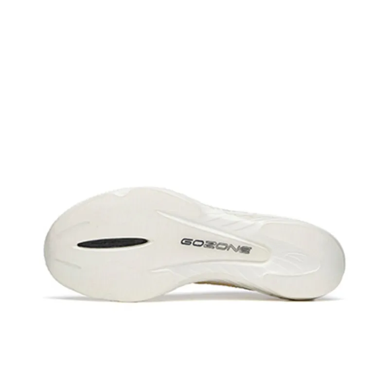 Anta C202 GT Cushioning, Slip Resistant, Abrasion Resistant, Coverage, Support Low Top Running Shoes Men's Gold White-3
