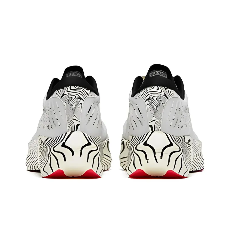 Anta C202 GT Pro Anti Slip Wear Resistant Low Top Running Shoes Men's White Black-3