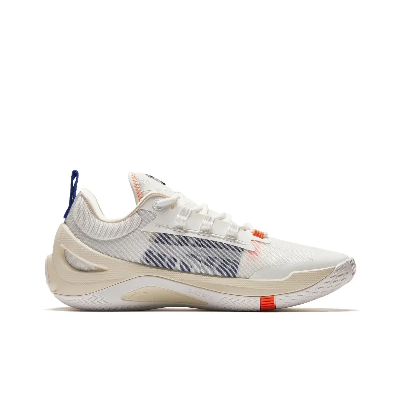 Anta Instantaneous 1 Low-Top Basketball Shoes Men's Papyrus White-1