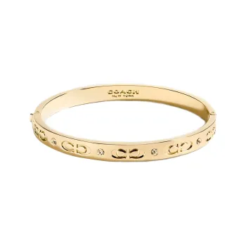 COACH Brass Bangles Women's Gold/Rose Gold