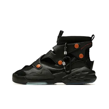 ANTA Bastard Casual Shoes Men High Top Black/Bronze/Oxygen Blue