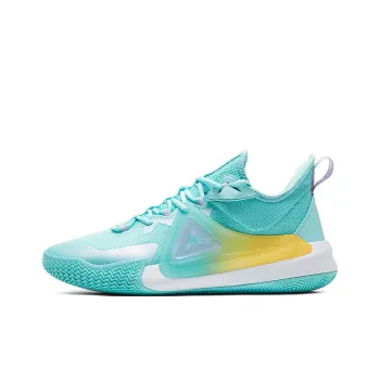 PEAK Blade Cushioning Wear Resistant Rebound Low Top Basketball Shoes Men's Ice Blue