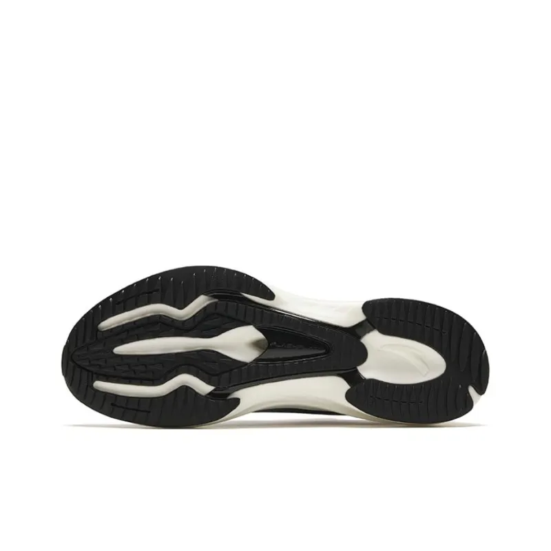 Anta Road Run Cushioning Anti Slip And Wear Resistant Rebound Low Top Running Shoes Men's White Black-3