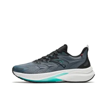 Anta Rocket 5.0 Anti Slip Wear Resistant Low Top Running Shoes Men's Gray Green