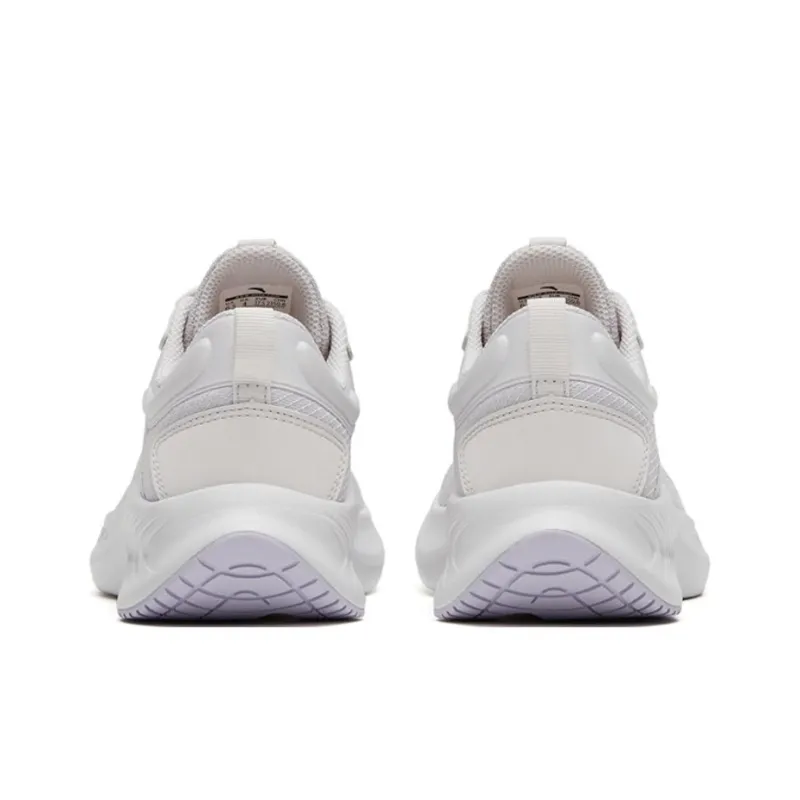 Anta Stinger SE Anti Slip And Wear Resistant Breathable Low Top Running Shoes Women's Gray Purple-3