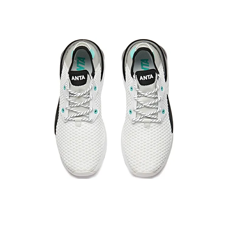 Anta Unruly Series Low-Top Running Shoes Men's Black White-3