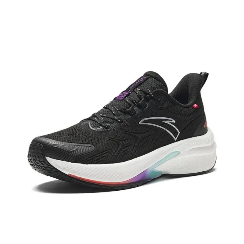 Anta Rocket 5.0 Cushioned Slip Resistant Low Top Nitrogen Technology Training Running Shoes Women's Black-1