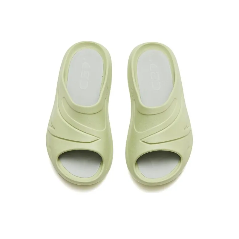 Anta C37 Series Slide Slippers Men's Green-2