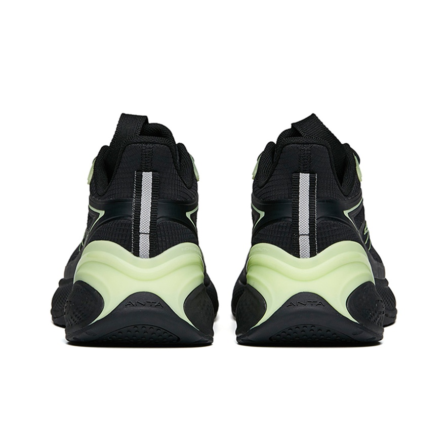 ANTA C37 2.0 Running Shoes Men Low-Top Fluorescent Black ANTA C37 2.0 Running Shoes Men Low-Top Fluorescent Black