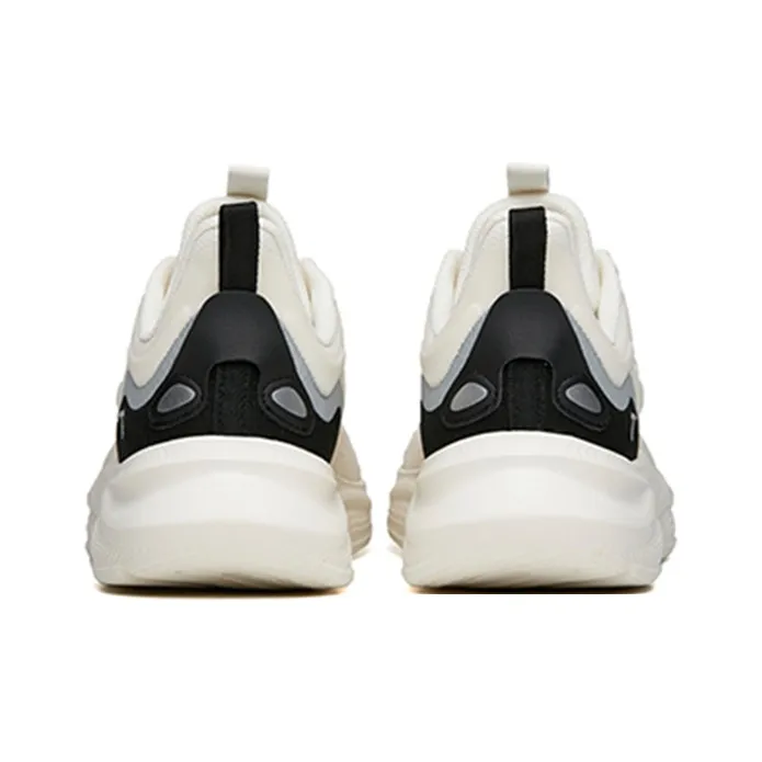Anta Ling Yun 2 Slip Resistant, Abrasion Resistant, Breathable Low Top Running Shoes Men's White Black-4