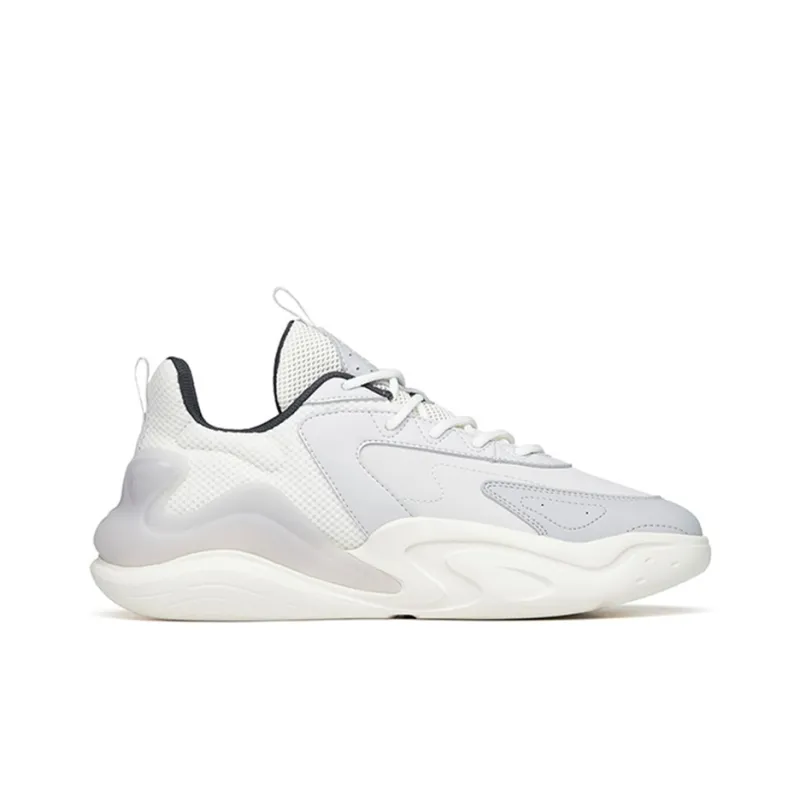 Anta Chao Worship 3.0 Low Top Sports Casual Shoes Men's Gray White-1