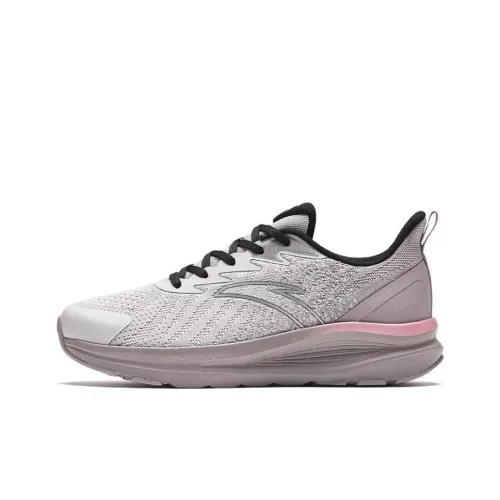 ANTA Cloud Journey Running Shoes Women's Low-Top Silver Gray