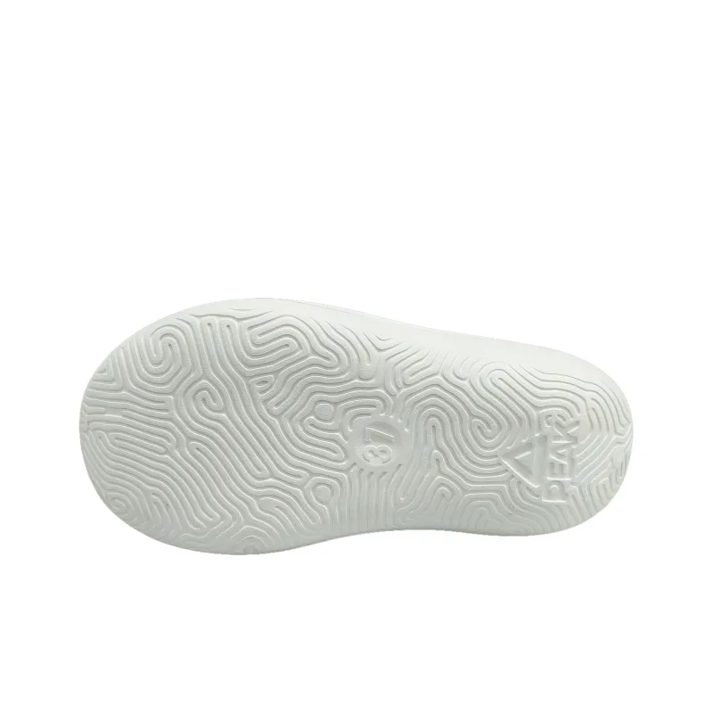 PEAK Very Small Fat Drag Slide Slippers Men White Moonlight-2