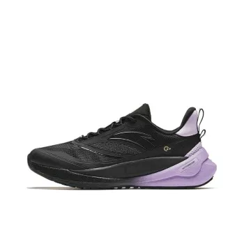 Anta C37 Series 4.0 Cushioning Breathable Low Top Running Shoes Women's Black Dusty Purple