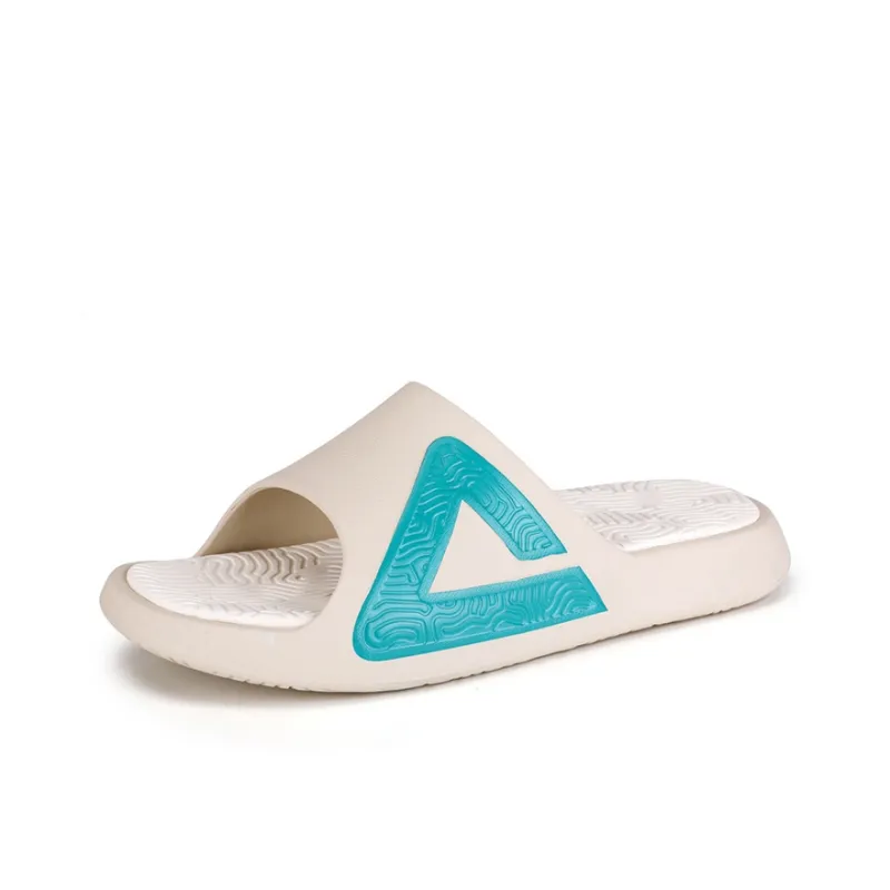 PEAK State Extremely Large Triangle 1.0 Quiet Abrasion Resistant Slip Resistant Slide Slippers Women's Light Khaki-2
