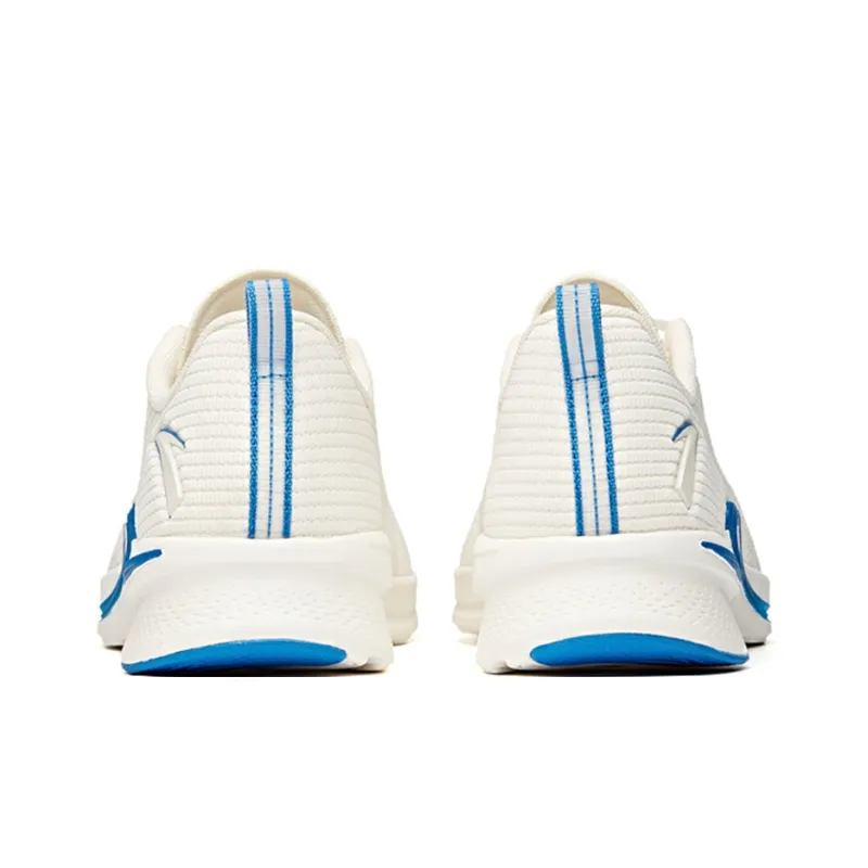 Anta Cushioning, Slip Resistant, Abrasion Resistant, Breathable Low Top Running Shoes Men's White Blue-3