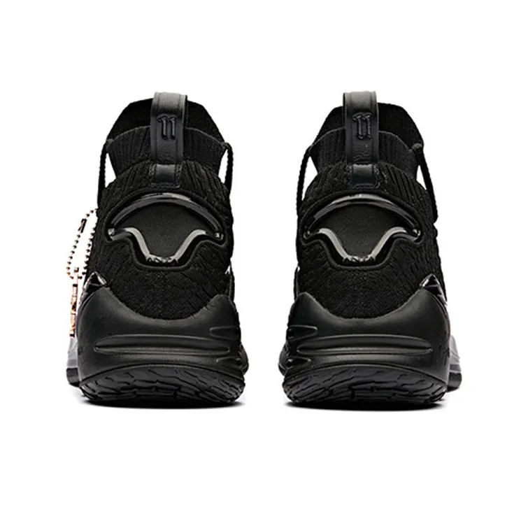 Anta KT4 Pro KT 4 Cushioning Anti Slip And Wear Resistant High Top Basketball Shoes Black-2