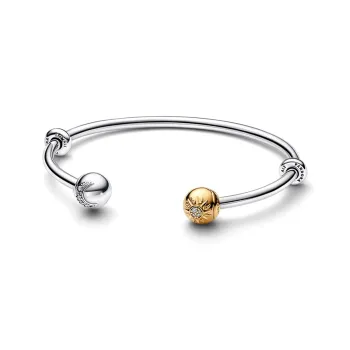 Pandora 925 Sterling Silver Bangles Unisex Silver