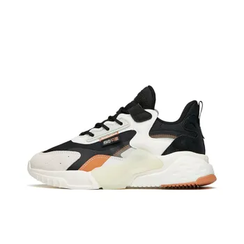 ANTA Rubik's Cube Chunky Sneakers Women's Low Top Black/Ivory White