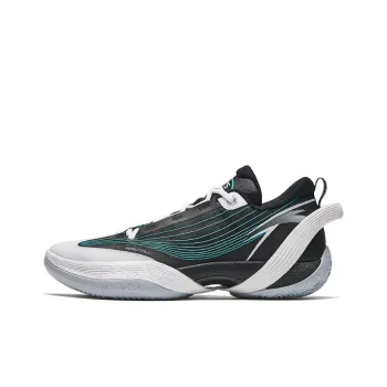 Anta Three point Rain1.0 V2 Cement Killer Cushioning Slip Resistant Low Top Basketball Shoes Men's Blue Gray