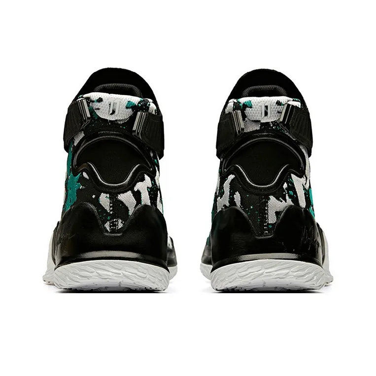 Anta KT3 Cushioning Coverage Anti Slip And Wear Resistant High Top Basketball Shoes Men's Brushwork And Ink Painting-3