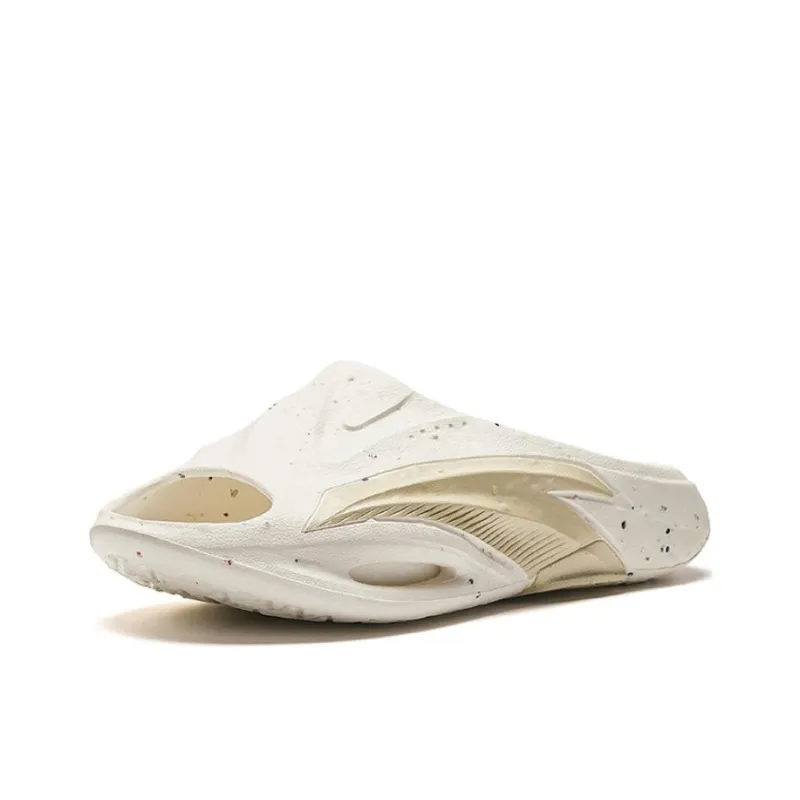 Anta Nitrogen Bubbles Slide Slippers Men's White Yellow-1
