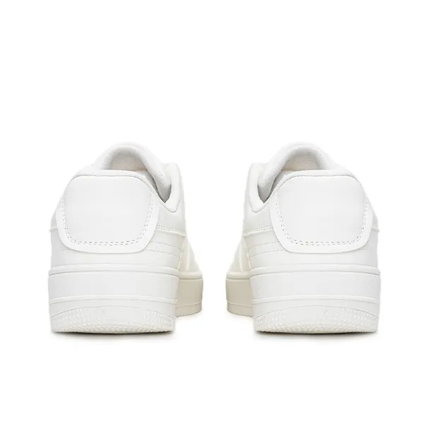 Humanism 1986 Thermal Balance, Lightweight, Breathable, Height Increasing Low Top Skateboard Shoes Women's White-4