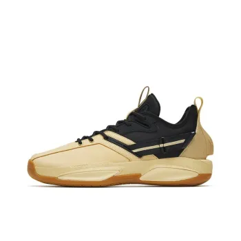 Anta GH3 German Shepherd Anti Slip Wear Resistant Low Top Basketball Shoes Men's Yellow Black