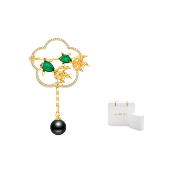 CLORIS YING Pearl Brooches Women's