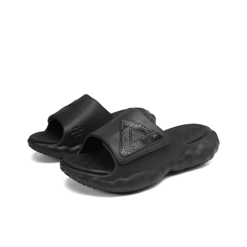 PEAK State Pole Cloud Slide Slippers Men's All Black-3