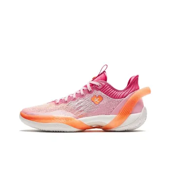 Anta Three point Rain1.0 Cushioning Breathable Low Top Basketball Shoes Men's Pink
