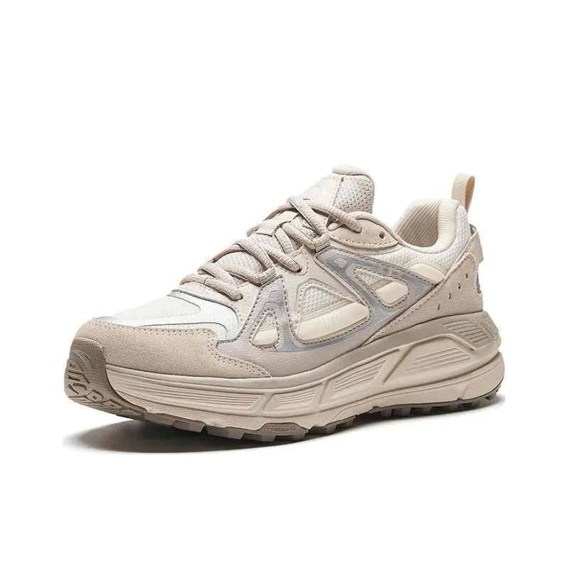 Anta Engine Wear Resistant Low Top Casual Shoes Women's Beige-1