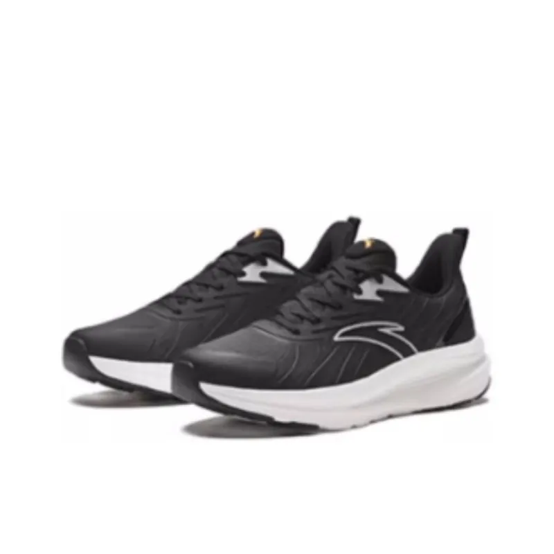 Anta Cloud Journey Lightweight Low Top Casual Running Shoes Men's Black-2