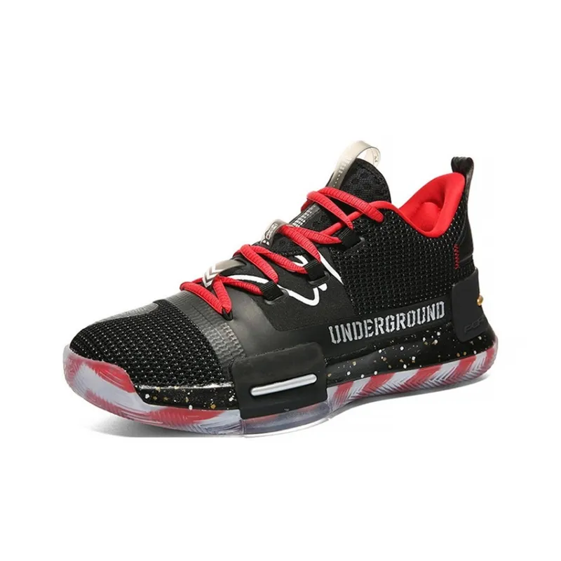 PEAK Flash Cushioning Anti Slip And Wear Resistant Low Top Basketball Shoes Men's Mismatched-3