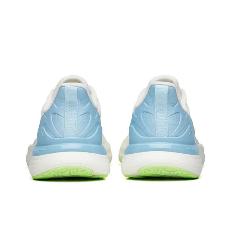 Anta 2.5 Breathable Lightweight Low Top Running Shoes Men's White Blue-3