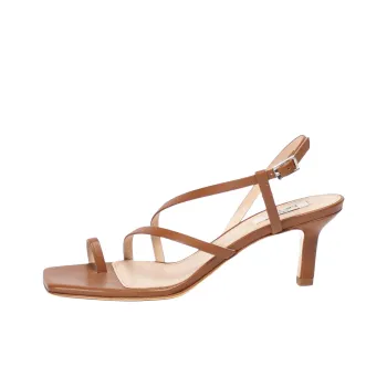 Elleme Twist Strap Sandals 7cm Women's Tan